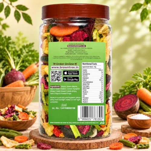 Image 2 of Brown tree Mixed Vegetable Chips 200g