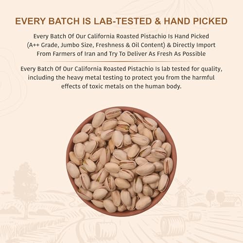 Image 4 of NUTTY ORGANICS California Roasted Pistachios 500 GM