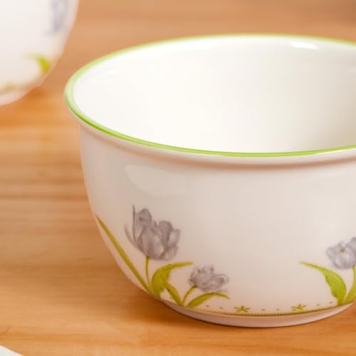 Image 3 of Nestasia Set of 4 Ceramic Soup Bowl with Spoon (400ml)