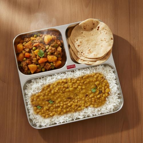 Image 2 of HAZEL Stainless Steel 3 in 1 Mess Tray
