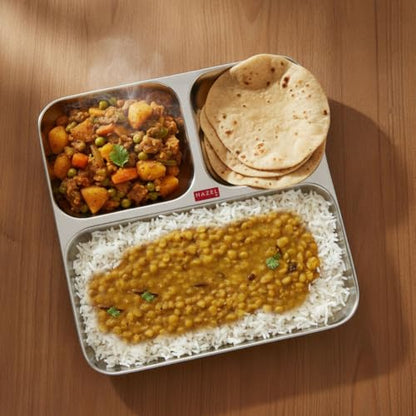 Image 2 of HAZEL Stainless Steel 3 in 1 Mess Tray