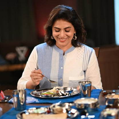 Image 3 of neelam Stainless Steel Bowl 5 Inch 150 ml Set of 4