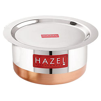 Image 7 of SS (1 pc Tope with 1 pc Lid) / 6.5 l for the product HAZEL Stainless Steel Patila Set with Lid