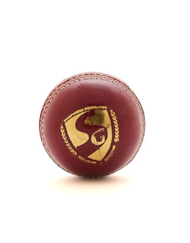 Image 3 of SG Cricket Ball Super 50 Red, Alum Tanned Leather, 200mm