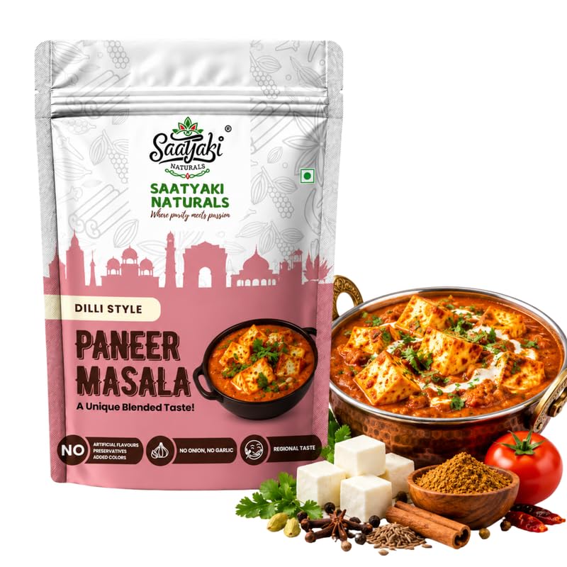 Image 1 of 100 g (Pack of 1) for the product SAATYAKI NATURALS Dilli Paneer Masala