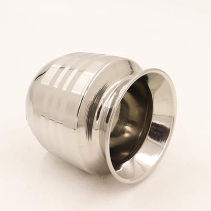 Image 4 of Spillbox Stainless Steel Lota|Kalash|Sombu|Theertha Sembu | Vessel |Jug | Karwachauth | Diwali | Mandir Wedding|Kamandal|Gangajal|Water Gangotri|Chambu 420ml