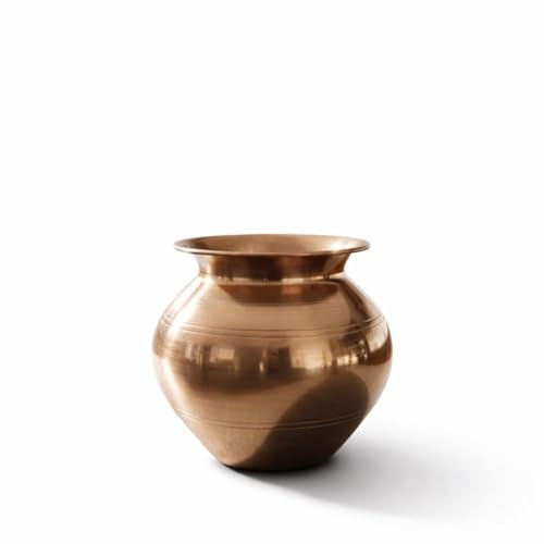 Image 8 of SF STEEL FACTORY Pure Copper Lota for Drinking Water Ayurvedic Tamra Jal Vessel Copper Kalash for Pooja & Health