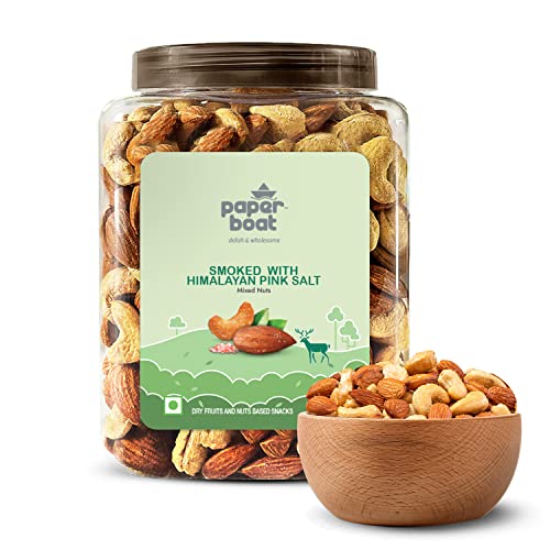 Image 1 of 1 kg (Pack of 1) for the product Paper Boat Premium Smoked and Roasted Nuts