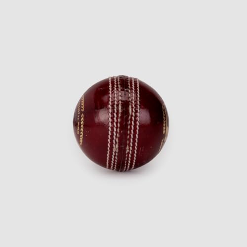 Image 4 of SG Shield 30 Two-Piece Water Proof Cricket Leather Ball Multicolor