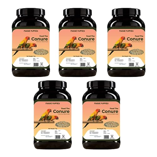 Image 9 of Container - Conure Seed, 5Kg for the product Foodie Puppies Bird Food for Conures