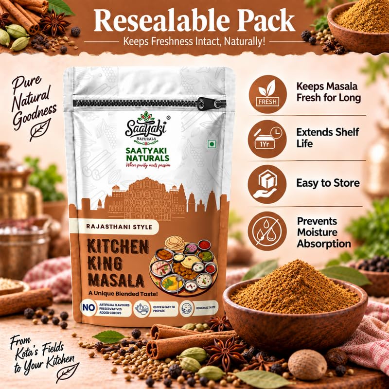 Image 9 of SAATYAKI NATURALS Kitchen King Masala