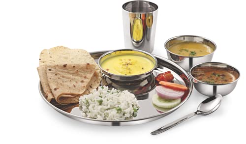 Image 2 of 12 cm / Classic for the product neelam Stainless Steel Dinner Set
