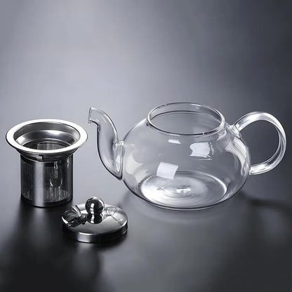 Image 3 of Jinelza Borosilicate Glass Teapot 650ML