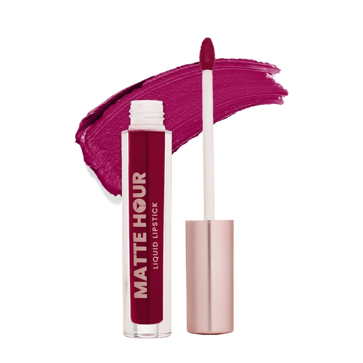 Image 1 of 4.2 ml for the product Swiss Beauty Matte Hour Waterproof Liquid Lipstick, Up To 10-Hour - 13 Sangria Splash