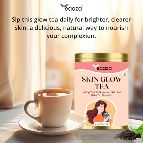 Image 3 of Teaaza Skin Glow Herbal Tea For Glowing Skin & Whitening, 30Gm