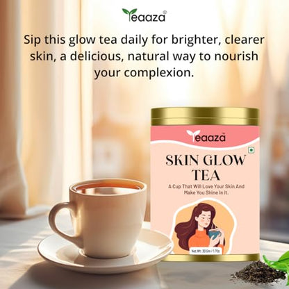 Image 3 of Teaaza Skin Glow Herbal Tea For Glowing Skin & Whitening, 30Gm