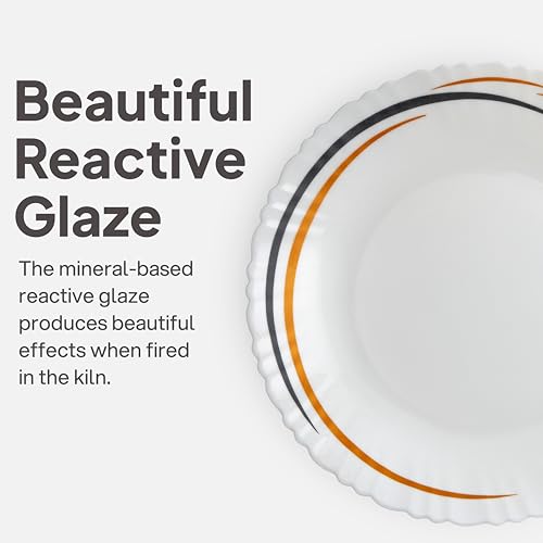 Image 7 of Cello Opalware Dazzle Series Golden Arc Dinner Set, 18 Units