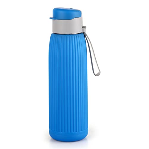 Image 4 of Blue / 630 ml for the product CELLO Puro Steel-X Inner Steel Insulated Water Bottle