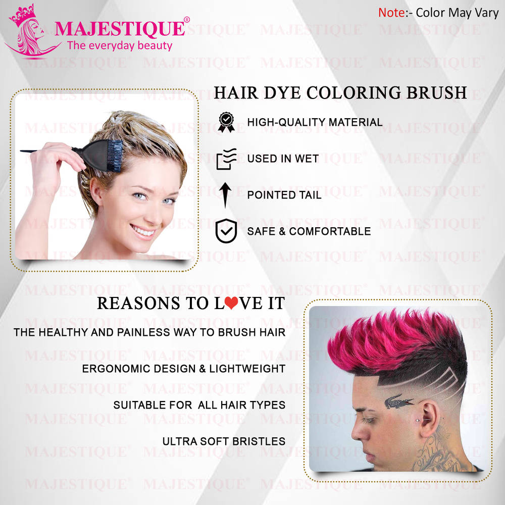 Image 6 of Majestique Long Tail Hair Dye Brush