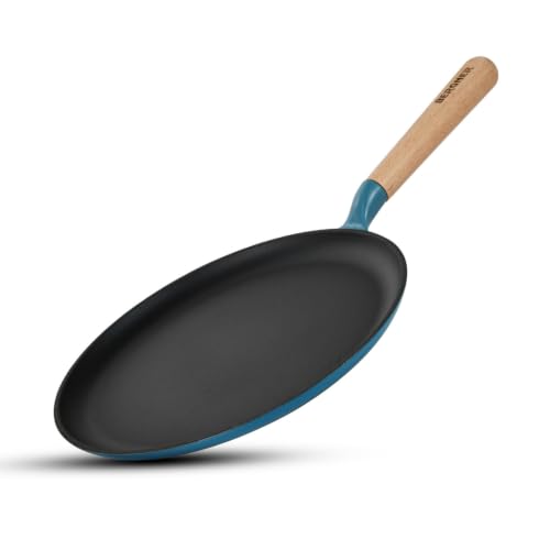 Image 1 of Blue / 28cm for the product BERGNER Excalibur Lightweight Cast Iron Dosa Tawa