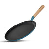 Image 1 of Blue / 28cm for the product BERGNER Excalibur Lightweight Cast Iron Dosa Tawa