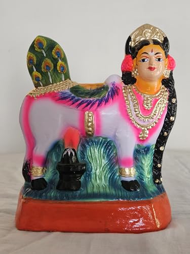 Image 1 of Default Title for the product Breeze Handicrafts Paper Mache golu Doll kamadhenu showpiece for navaratri