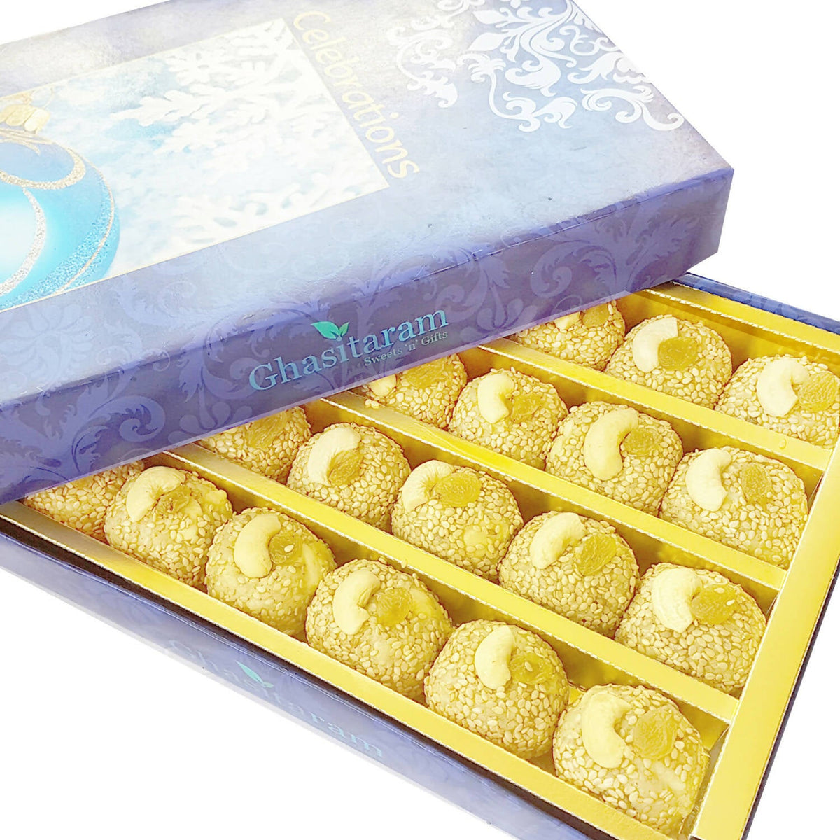 Image 1 of Ghasitaram Sankranti /Lohri Sweets-Til Laddoo