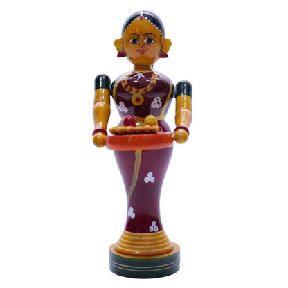 Image 1 of Default Title for the product Handcrafted Etikoppaka Welcome Ladies Idol
