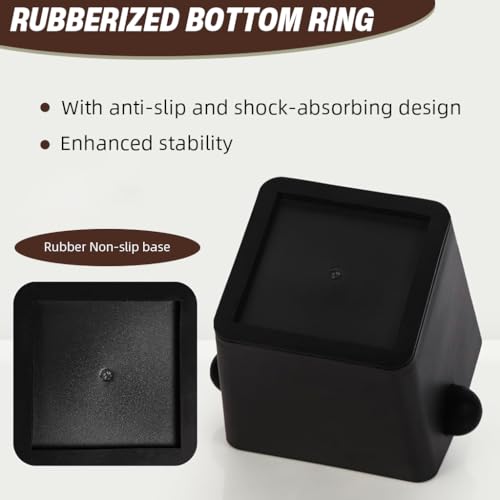 Image 5 of Supvox Knock Box Coffee Grounds Bin with Cross Bar, Reusable Container