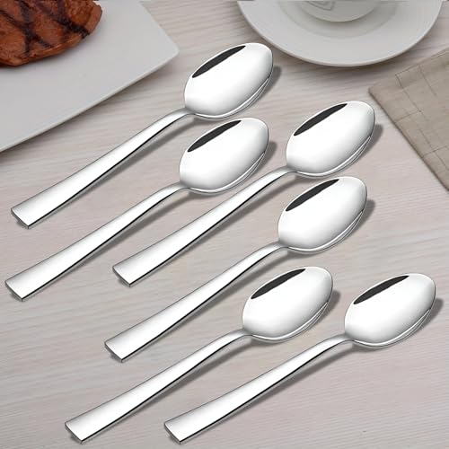 Image 1 of Default Title for the product Parage 6 Pieces Stainless Steel Spoons Set, Dinner Spoon Length 16cm