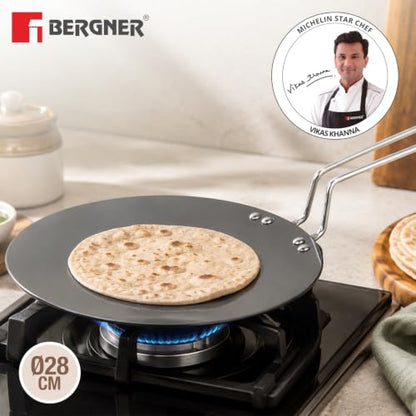 Image 4 of BERGNER ArtisanForge Hard Anodised Roti Tawa