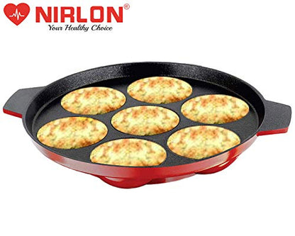 Image 5 of NIRLON Aluminium Non-Stick 7 Cavity Appam PatraPaniyarakkal