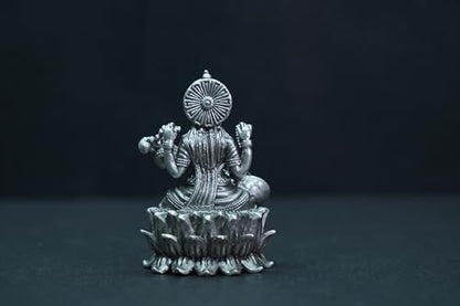 Image 3 of Dista Silvers Antique Sarawathi Idol 59.40G