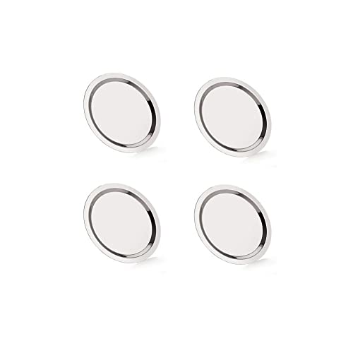 Image 1 of Default Title for the product neelam Stainless Steel Tope Cover Set of 4, 15.4 cm