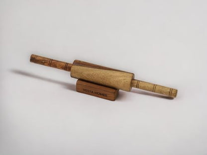 Image 1 of Default Title for the product Vesta Homes Wooden Belan with Stand for Kitchen | 13 * 1.75 Inches