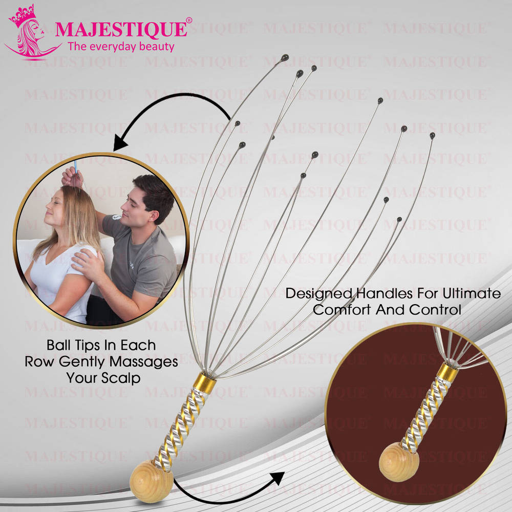 Image 4 of Majestique Scalp Massager for Handheld Head Massage Tingle - Stress Relief - Color May Vary