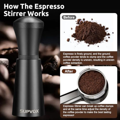 Image 7 of Supvox Espresso Coffee Stirrer Needle with 17Pcs Detachable SUS Pins Stand