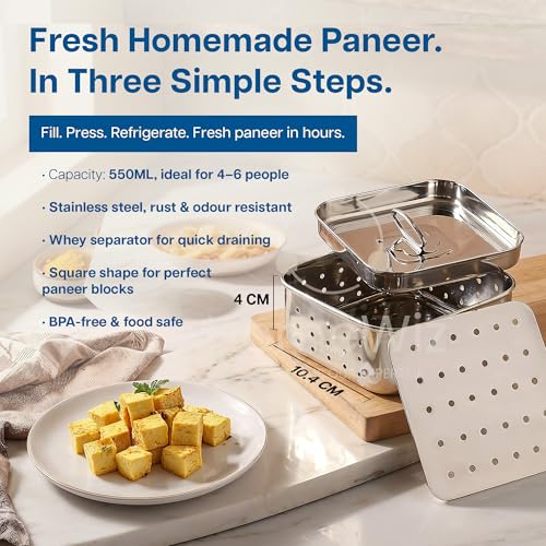 Image 4 of HomeWiz Stainless Steel Paneer Maker