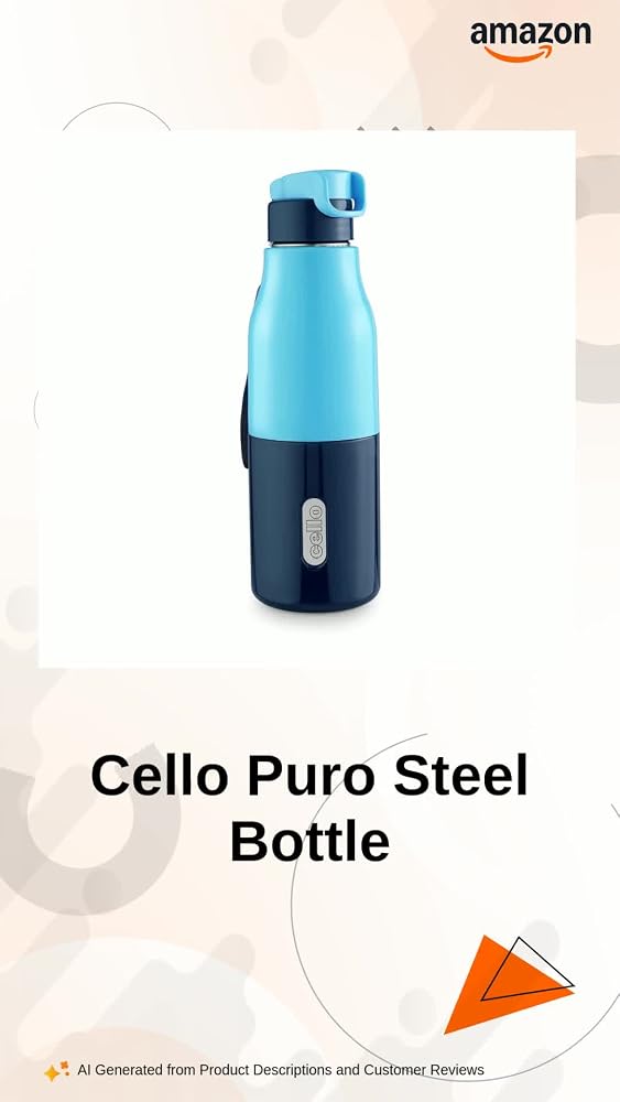 Image 8 of Cello Puro Steel-X Felix Insulated Water Bottle