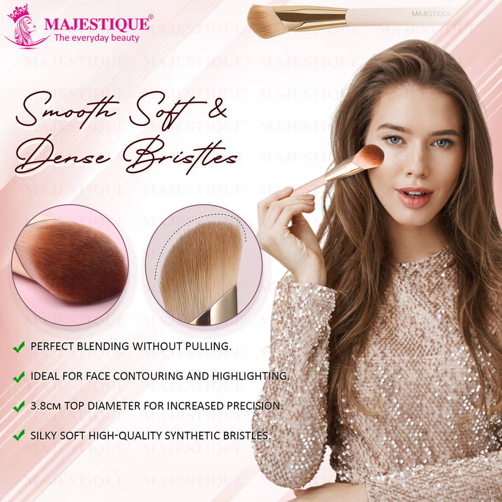 Image 4 of Majestique Premium Angular Makeup Brushes Set