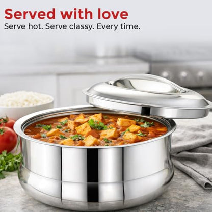 Image 6 of AVIAS Ruby Press Type Insulated Stainless Steel Casserole 2000ml