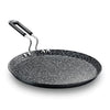 Image 1 of 27 cm for the product Prestige Durastone Hard Anodised 6 Layer Non-Stick Omni Tawa, 27 cm (Black)