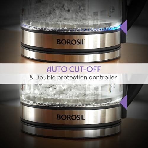 Image 9 of Borosil Electric Glass Kettle