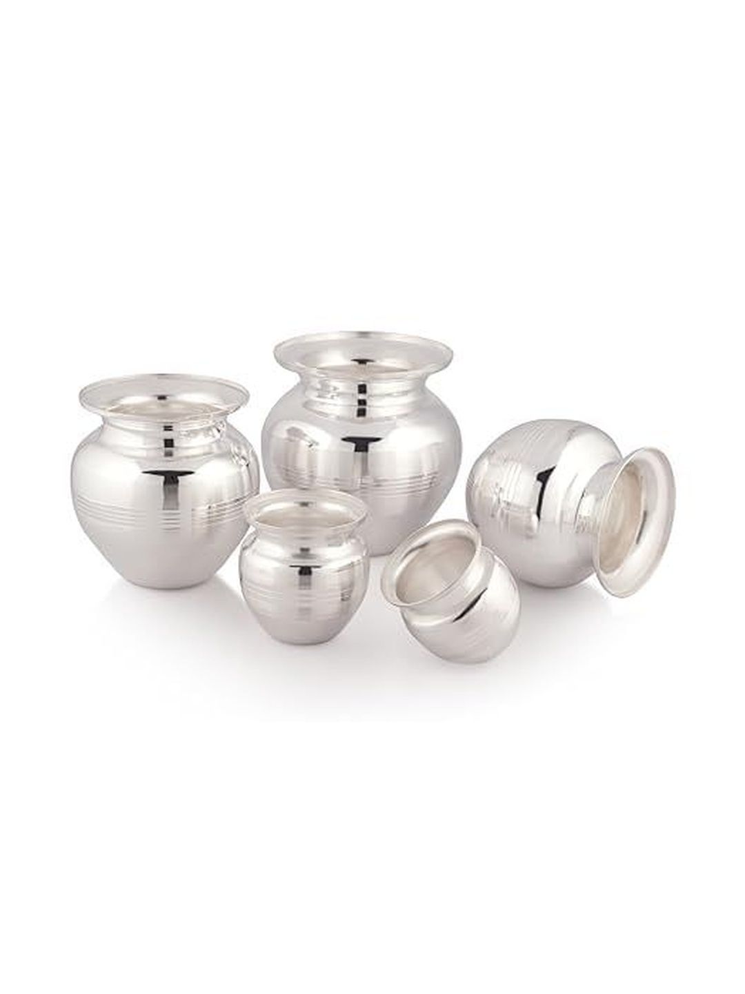 Image 2 of Silverglow Stainless Steel Durable Amrit Pooja Kalash