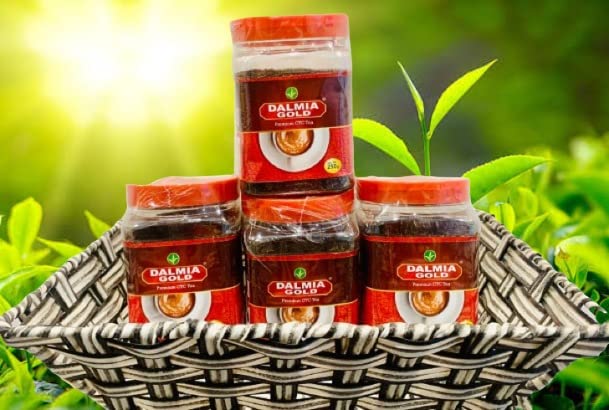 Image 3 of Dalmia Gold Premium Ctc Tea With Long Orthodox Leaves - 250Gms (Jar) Pack Of 4