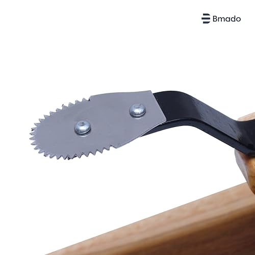 Image 4 of Bmado Traditional Polished Teak Table Top Coconut Scraper Chirava Grater Thengai Thuruvi 1000g
