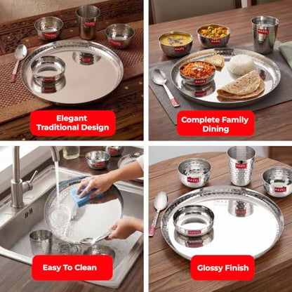 Image 22 of HAZEL Stainless Steel Dinner Set