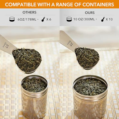 Image 3 of Supvox Tea Infuser 3 Inch Stainless Steel Fine Mesh with Lid and Hook Chain