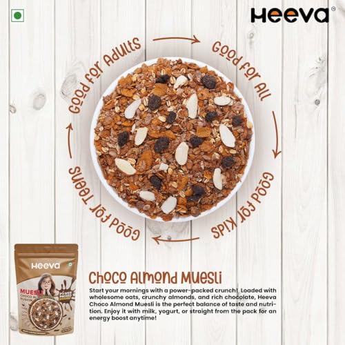 Image 6 of Heeva 12g Protein Muesli Choco Almond 450g