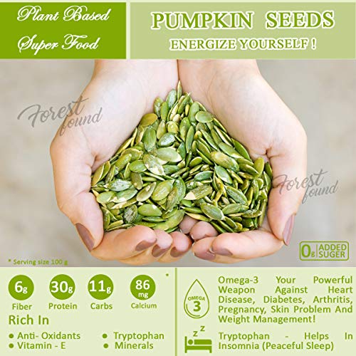 Image 5 of Forest Found Roasted & Salted Pumpkin Seeds (Pepitas) 900g